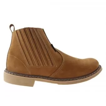 Botina em couro modelo 901L - Código 24